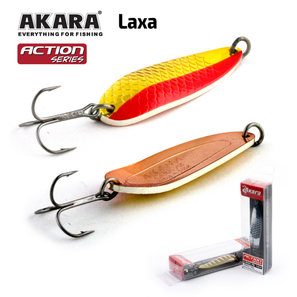 Блесна колебалка Akara Action Series Laxa 70 21 гр. 3/4 oz. AB61