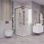 Душевой уголок Grossman Cosmo 90х90 300.K33.02.9090.10.00 стекло прозрачное/профиль хром