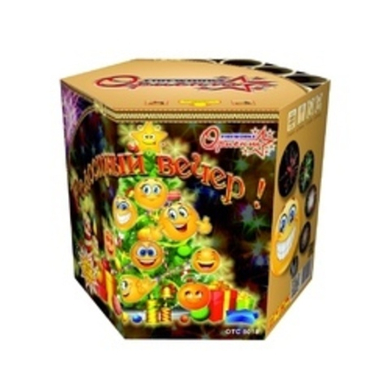 Батарея салютов Радостный вечер!   0,8"/37 залпов