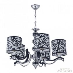 Подвесная люстра Arte Milano Florentia-4957 304957/5 Bk/Ni