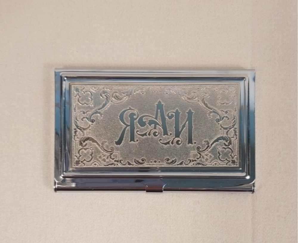 Визитница "Златоуст" с индив. логотипом под заказ