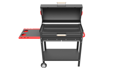 Мангал-гриль Grillver Редлайнер Комфорт Эйр (с чугунной решеткой-гриль)
