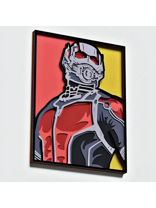 3D Картина по номерам из дерева Человек-муравей, 23x30 см