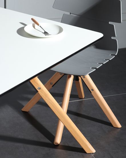 Обеденный стол Arne 160х90 см меламин белый