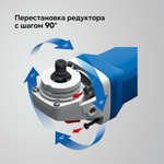 ЗУБР 1100 Вт, d125 мм, УШМ, регулировка оборотов, фланец ″МИГ″, Профессионал (УШМ-П125-1105 Э)