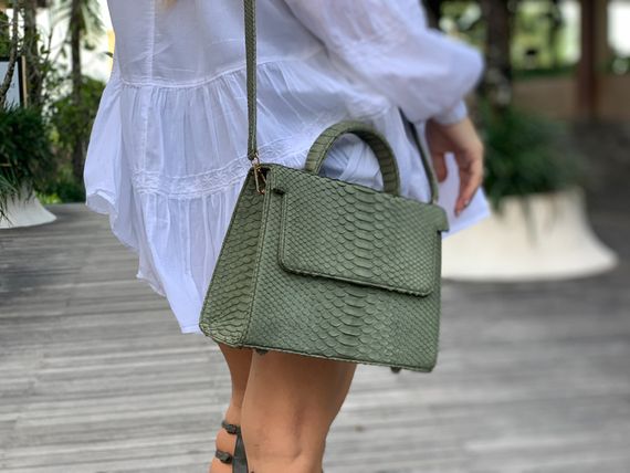 Сумка из кожи питона BG-340