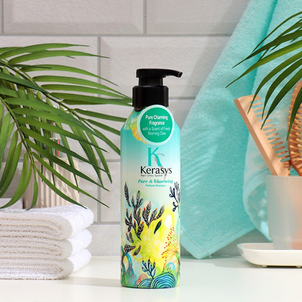 Шампунь для сухих и ломких волос KeraSys Pure & Charming Parfumed Shampoo 400мл
