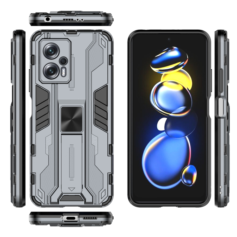 Противоударный чехол с подставкой Transformer для Poco X4 GT