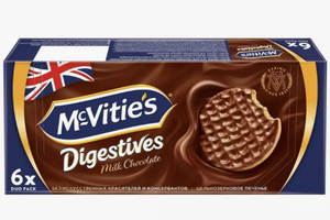 ПЕЧЕНЬЕ MCVITIES МОЛОЧНЫЙ ШОКОЛАД 200ГР