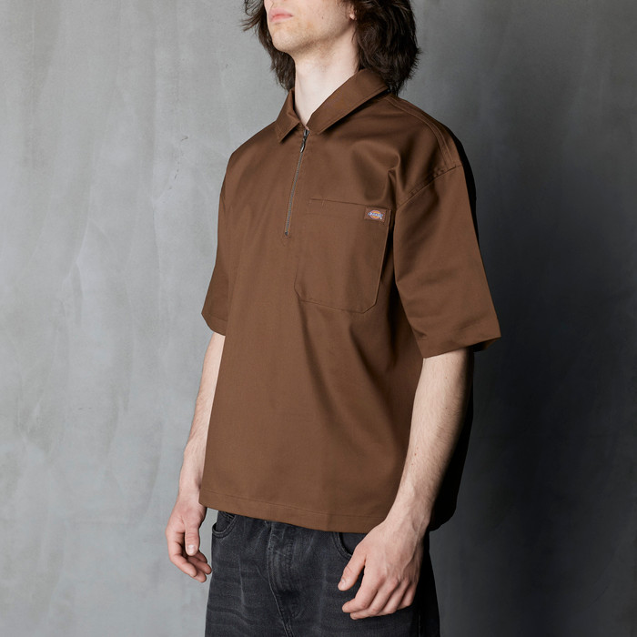 Поло мужское Dickies Cadiz Quarter Zip артикул:DK0A88PI0TB1 - купить в магазине Дайс