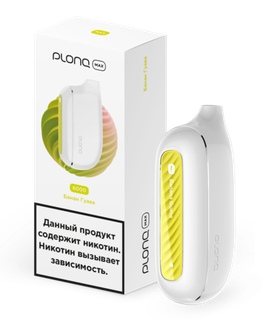 Купить Одноразовый Pod Plonq Plus Max - Банан Гуава (6000 затяжек)