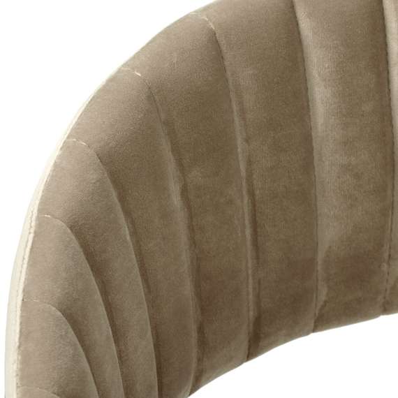 Полубарный стул Turin бежевый с золотыми ножками