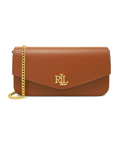 Кожаная сумка через плечо SAWYER LAUREN RALPH LAUREN - коричневый(431934746)