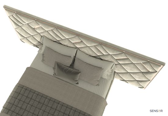 Кровать Франко с широким изголовьем