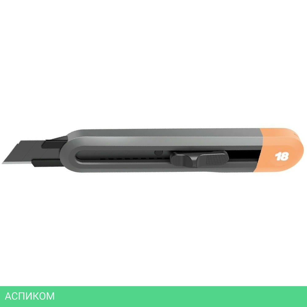 Нож строительный Deli HT4018C Gray