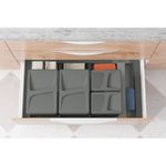 Система хранения в базу 900, H.216мм (ведра: 2х12л, 2х6л), цвет темно-серый