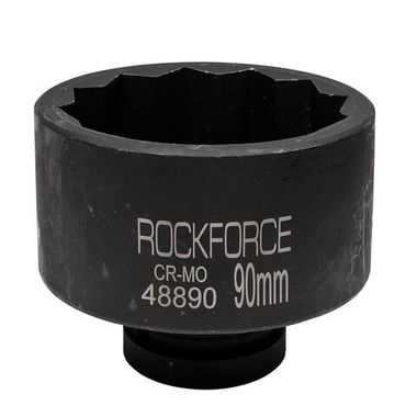Головка ударная 1'', 90мм (12гр.) RockForce RF-48890