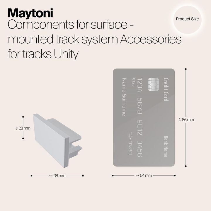 Заглушка Maytoni Track TRA001EC-11W