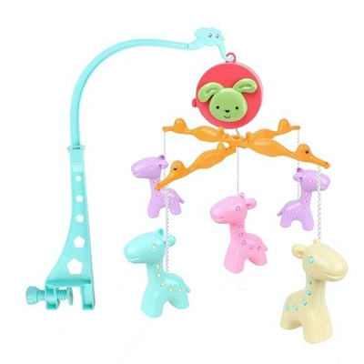 Карусель муз. д/новорожденных заводная Сафари, коробка 2308