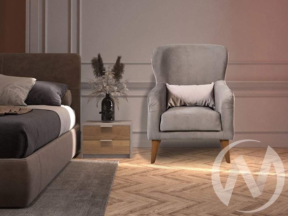 Кресло Вояж 7 графит/светло-серый