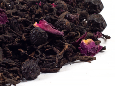 7207D Чай черный ароматизированный ЭЛИТНАЯ коллекция "Вишневый Пуэр"