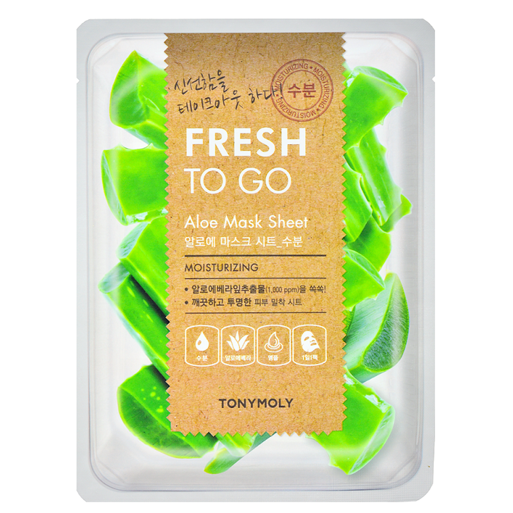 Освежающая тканевая маска для лица Tony Moly Fresh To Go Mask Sheet