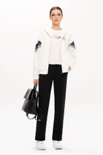 1943 Толстовка женская (молочный)