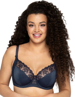 Темно-синий бюстгальтер с мягкими чашечками на косточках (Размер: 105C) (Цвет: темно-синий)