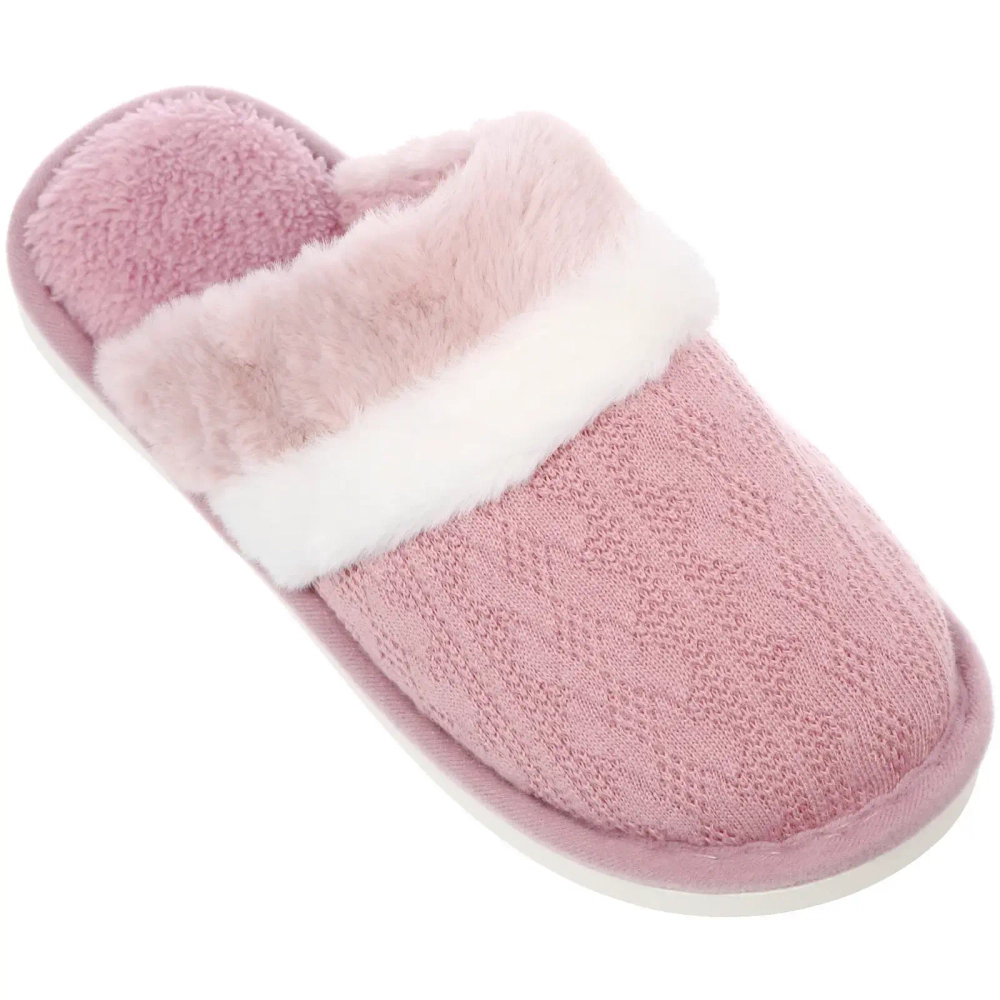 Тапочки женские домашние «DAISY», цвет розовый, р-р 40-41