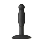 Тонкая анальная силиконовая пробка The Minis (Цвет: черный)