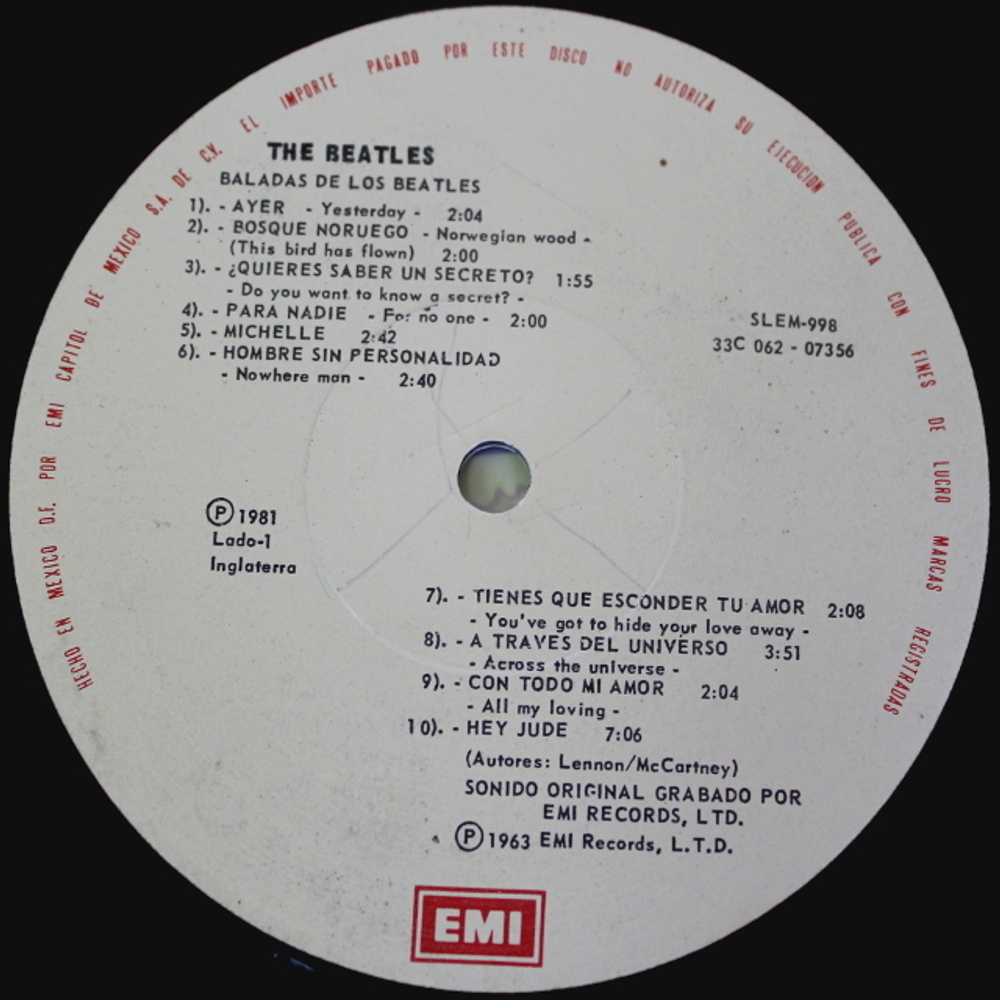 The Beatles / Ballads (LP)