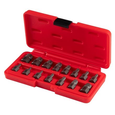 Цена на KING TONY (11015SQ) Набор экстракторов, 3-14 мм, 15 предметов, кейс