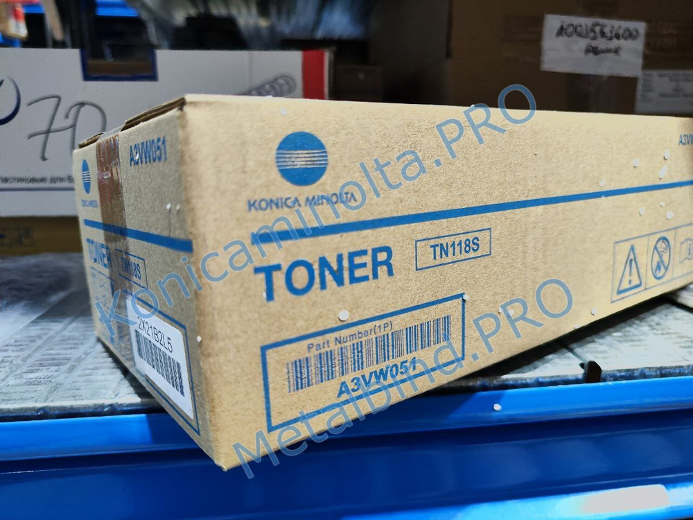 Тонер TN-118K Konica Minolta оригинальный черный A3VW051