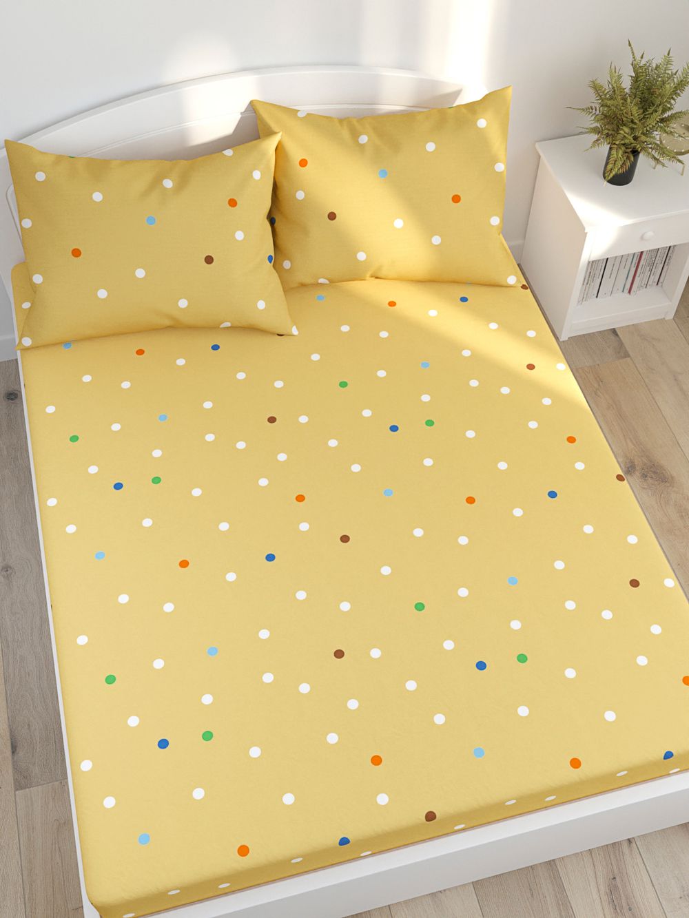 Простынь Сказка "Yellow" 150х215 см, перкаль