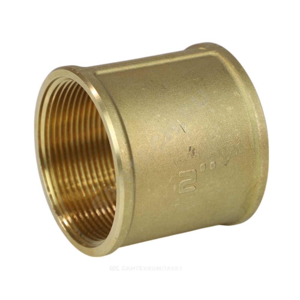 Муфта латунь Ду 50 (2") ВР/ВР LD LD.65.502.50