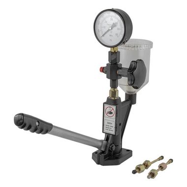 Стенд для проверки дизельных форсунок с манометром и резьбовыми адаптерами-переходниками (М12хМ12, М12хМ14) RockForce##Rock FORCE RF-905G13