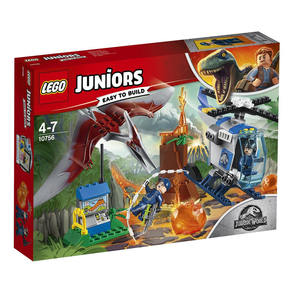 LEGO Juniors: Jurassic World — Побег птеранодона 10756 — Pteranodon Escape — Лего Джуниорс Подростки Мир юрского периода