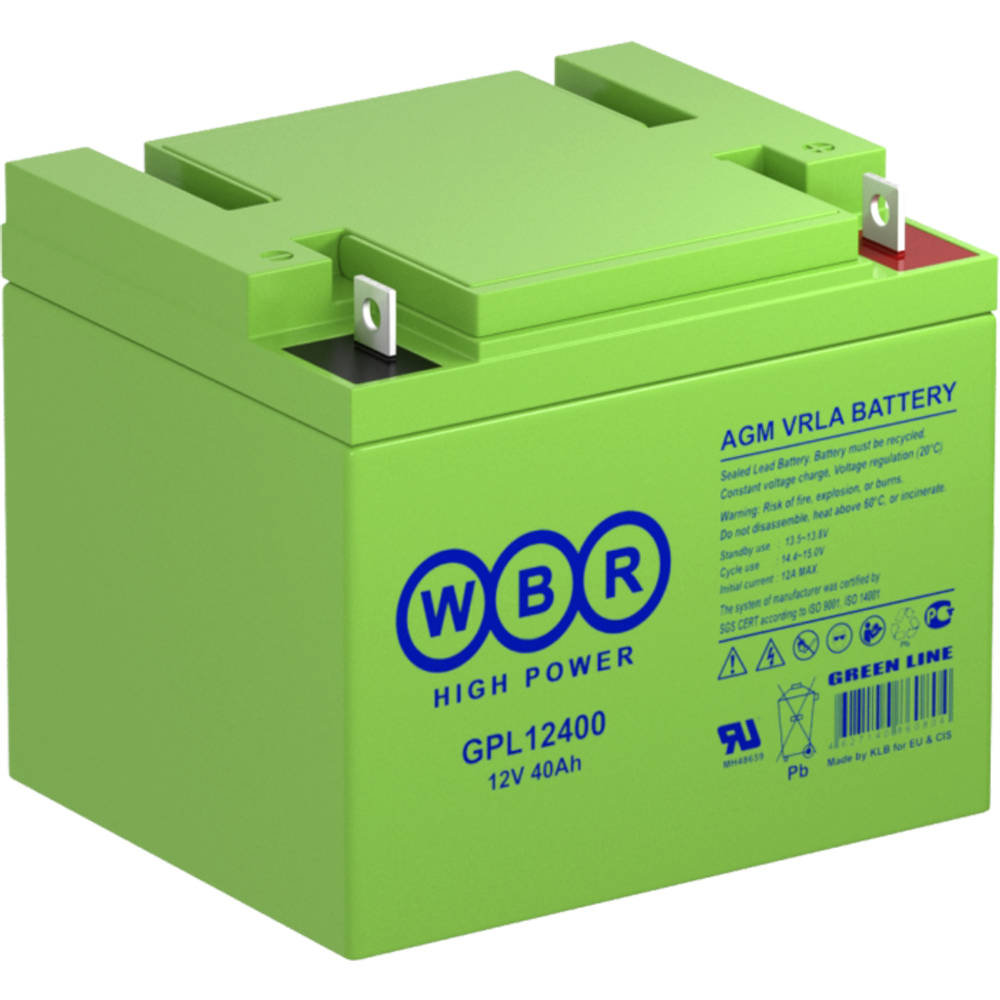 Аккумулятор WBR GPL12400