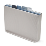 Набор разделочных досок в подставке index large, синий, 4 шт.