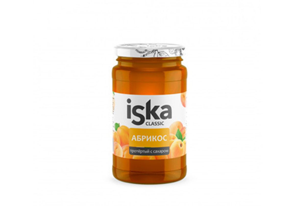 Абрикос протертый с сахаром Iska, 420г