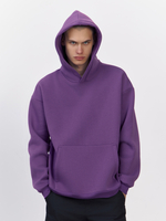 Худи с начесом (темно-фиолетовый)
