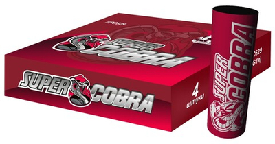 FPC629 Петарды "SUPER COBRA" (18 грамм) (1 упаковка / 4 штуки)