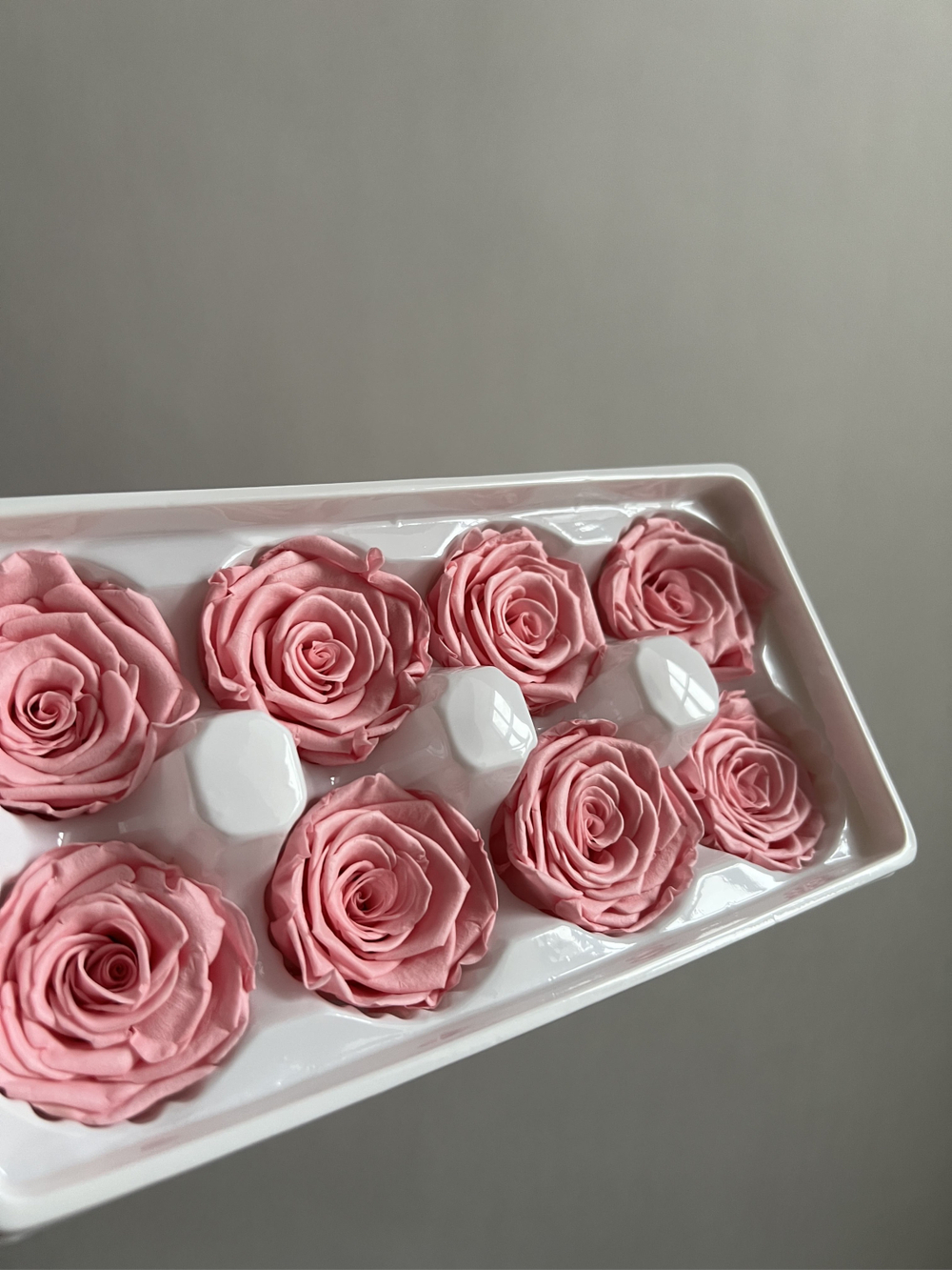 Роза классическая ярко-розовая d=4-5 см (упак 8 шт)