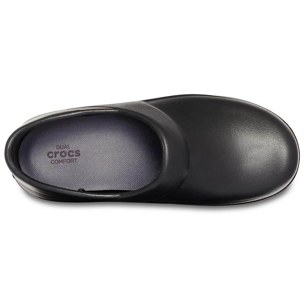 Женские черные сабо для работы CROCS Women's Neria Pro II Clog