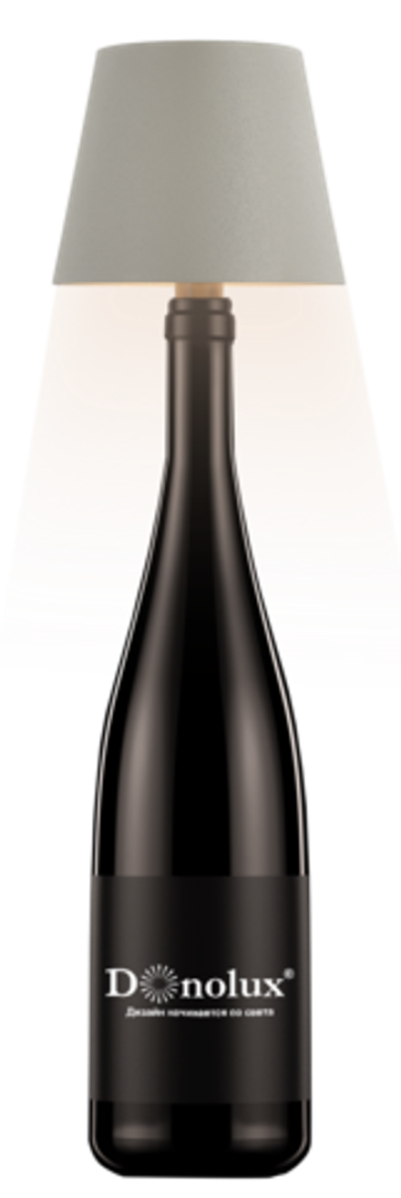 Светодиодный светильник IQ Bouchon de champagne, 2Вт, матовый серый