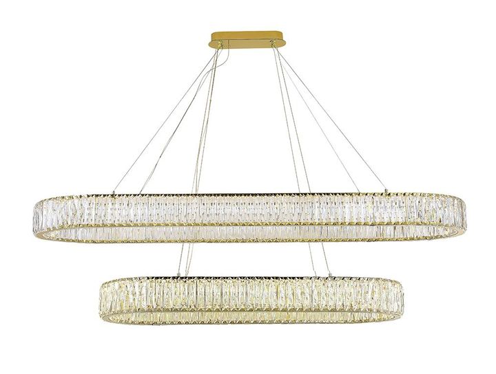 Подвесной светодиодный светильник Newport 8240/90 oval gold М0067858