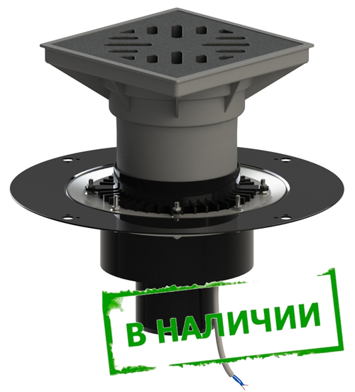 ТП-616.110-Э Трап дворовой регулируемый 110мм, с электроподогревом 101200149