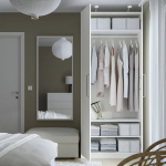 Гардероб - IKEA PAX/FORSAND/ПАКС/ФОРСАНД ИКЕА, 100x60x236 см, белый
