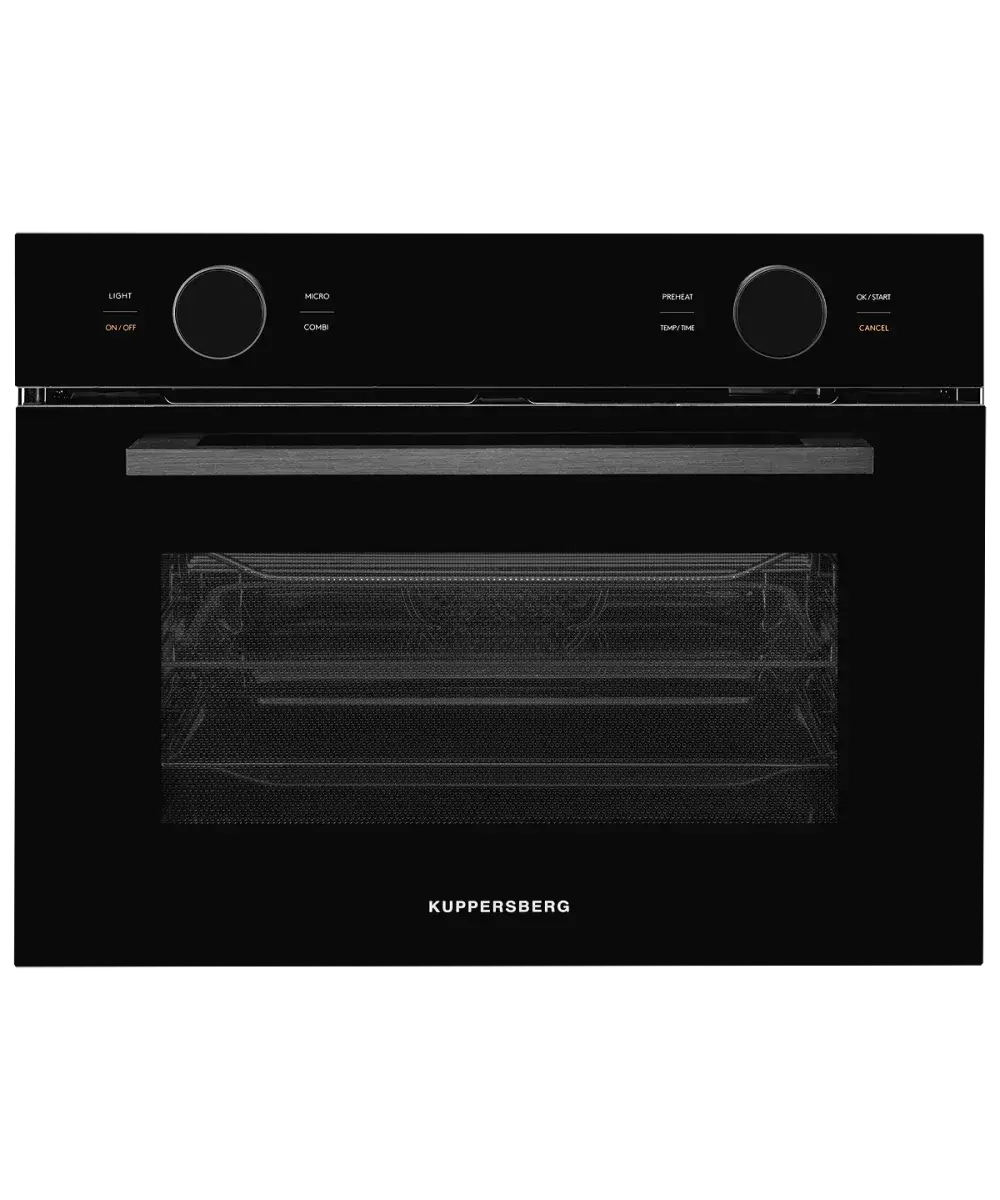 Духовой шкаф электрический с функцией СВЧ Kuppersberg KMW 612 Black