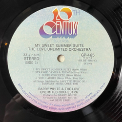 Винтажная виниловая пластинка LP Barry White Love Unlimited Orchestra My Sweet Summer Suite (Japan 1976) (Obi)